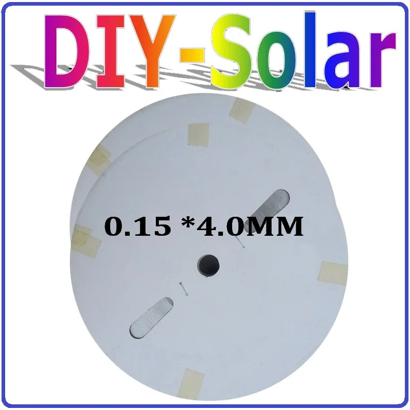 Milímetros de Células Solar para Células Fio de Barramento Metros 0.15*4.0 Solares Fio Fita pv Conectar 4mm Barramento Energia Solar ce Rohs 305 Pés – 93