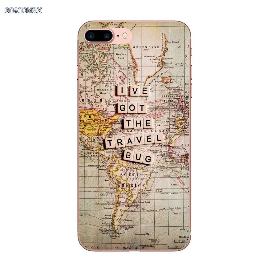 image 6 Для samsung Galaxy A10 A30 A40 A50 A60 A70 A6 A8 A9 плюс A6S A9S A8 A9 Star Lite карта мира путешествия планы мягкие ТПУ чехлы из ТПУ - Цвет: image 6