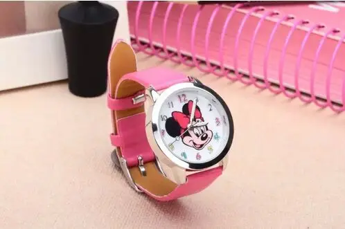 Новая мода Тонкий прозрачный полый циферблат кожаный ремешок наручные часы