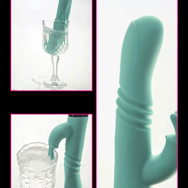 Силиконовый G-spot фаллоимитатор с подогревом Вибратор для взрослых интимные