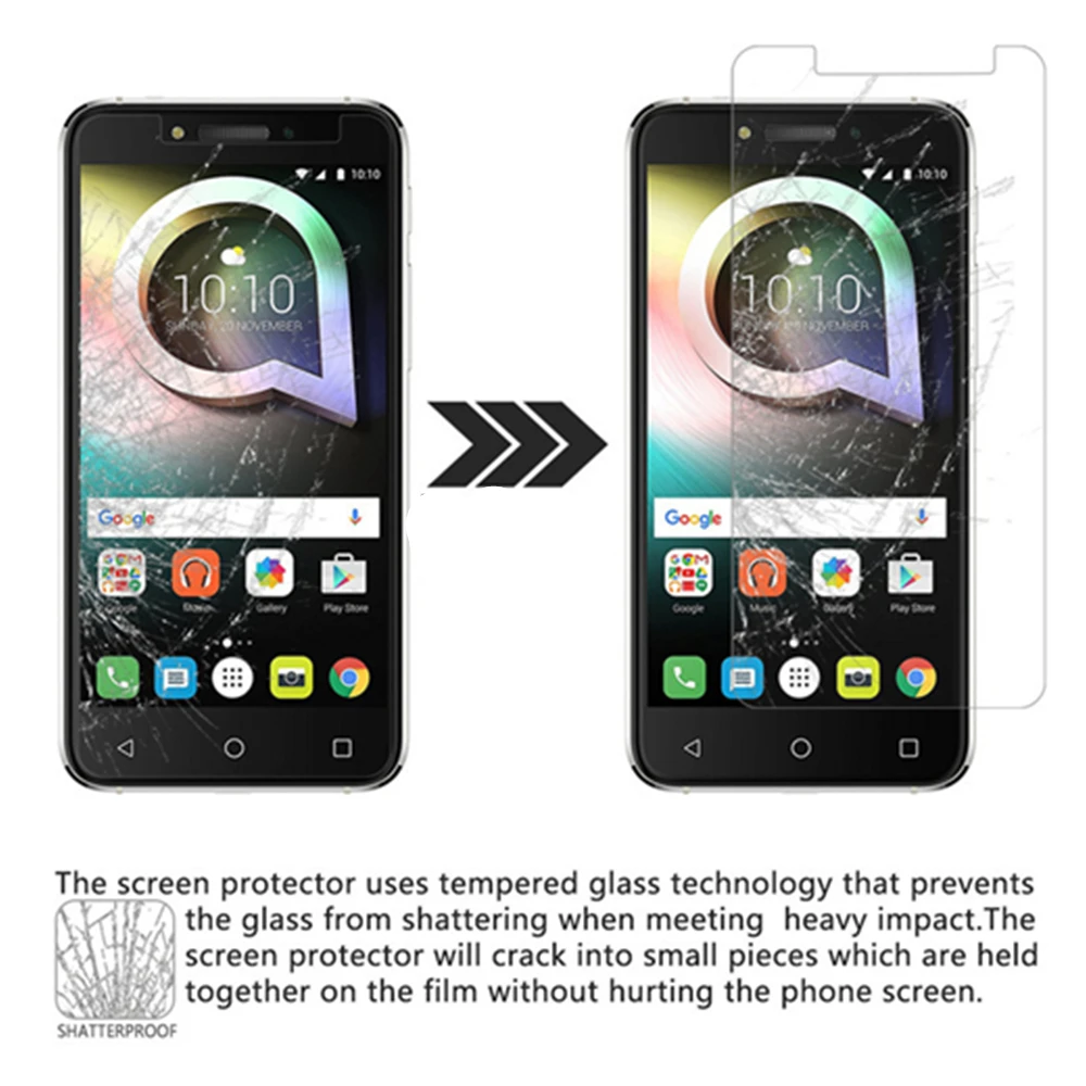 Для alcatel u5 стекло на u5 экран протектор u 5 закаленное стекло защитное стекло на для alcatel u5 ЗАЩИТА 9h пленка