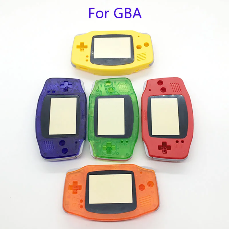 5 шт., новинка, для GBA, корпус, корпус, оболочка, чехол, крышка+ защита для объектива экрана+ наклейка для Gameboy Advance, Игровая приставка GBA