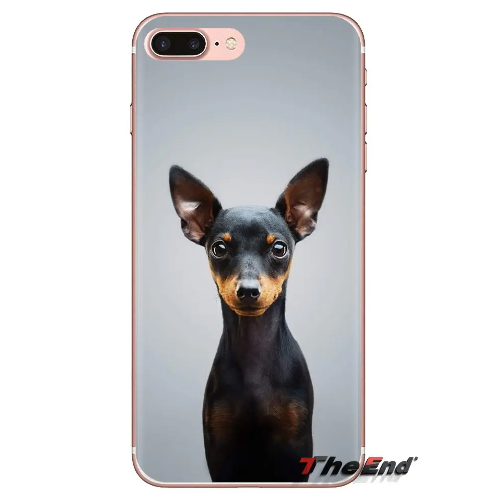 Забавный такса doberman для Sony Xperia Z Z1 Z2 Z3 Z5 compact M2 M4 M5 C4 E3 T3 XA Huawei Mate 7 8 Y3II Чехол