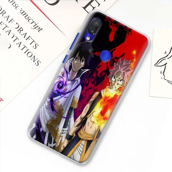 01 Аниме Манга Сказочный хвост чехол для телефона для Xiao mi Red mi 7 5 6 Pro Note 7 Pro 5 5A 6 mi A1 A2 8 Lite 9 чехол Coque - Цвет: 01
