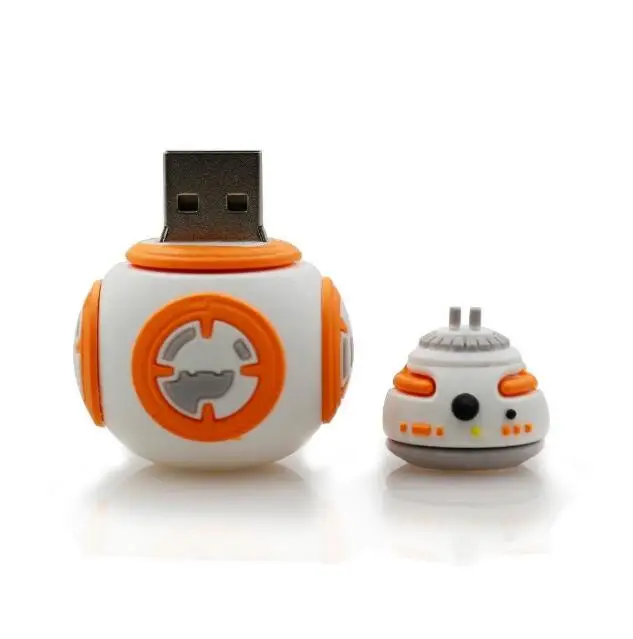 Usb флеш-накопитель Star wars BB-8 32 ГБ 16 Гб Флешка 128 мультяшная креативная флеш-карта