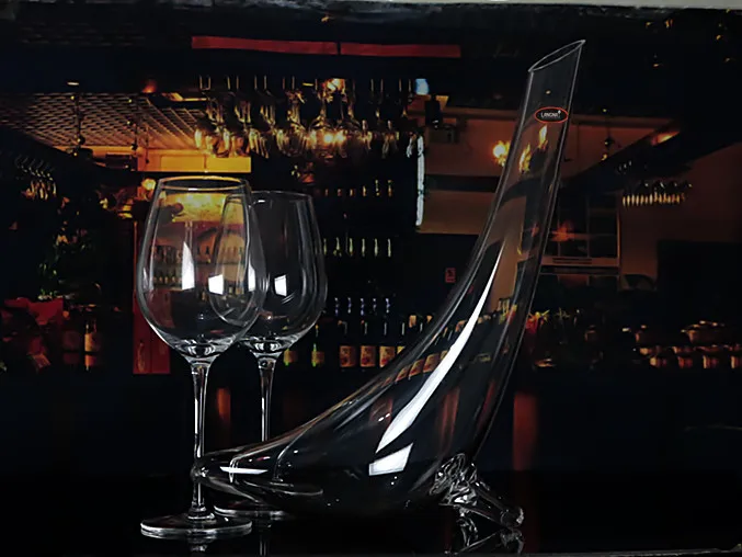 Креативный декоративный кувшин в форме пингвина без свинца 920 мл|creative wine|accessories