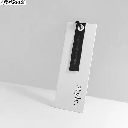 PK012 бирка на заказ брендовая одежда Тисненая Бумага висячая Золотая фольга два