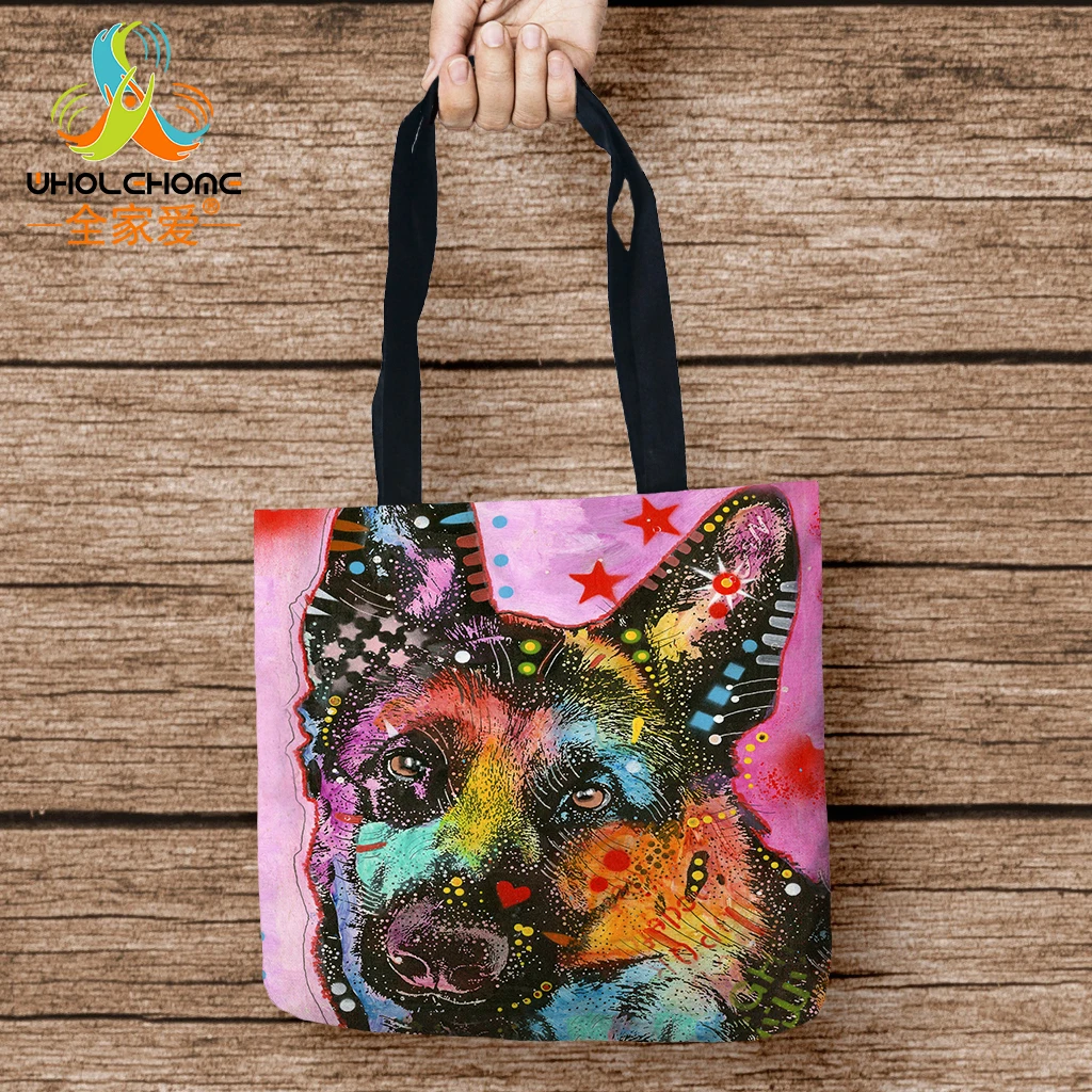С принтом Собака и сумки для хранения йоркширского терьера с бультерьером