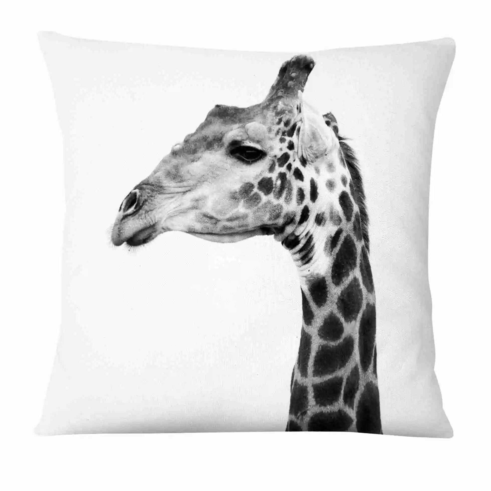 Ретро животное Фильм печатные декоративные Чехлы для подушек черно белые арт