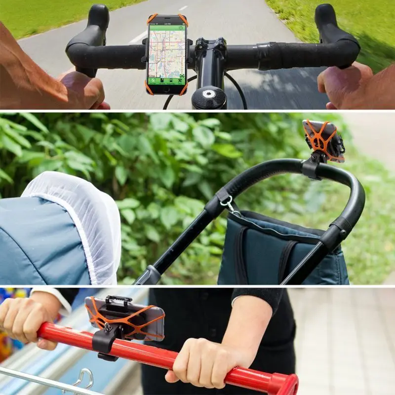 

XMXCZKJ Universal Bicycle Motorcycle phone Holder Handlebar Mount Stand Bike Phone Stand For Samsung Xiaomi Huawei cell phone
