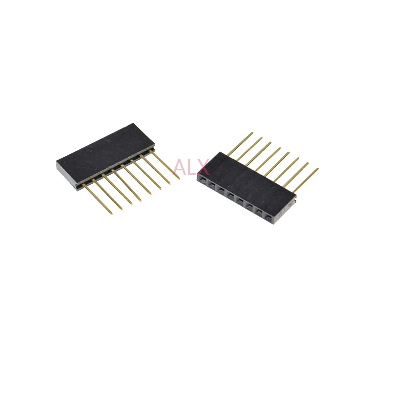20 шт. 8 контактные однорядные прямые штырьковые Разъемы 2 54 мм|strip connector|connector stripsocket