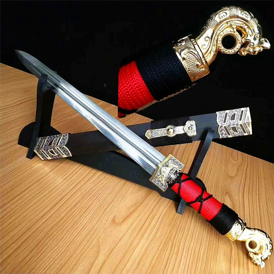 Красивый охотничий Меч Han jian Dagger острый дамасский стальной клинок короткий меч