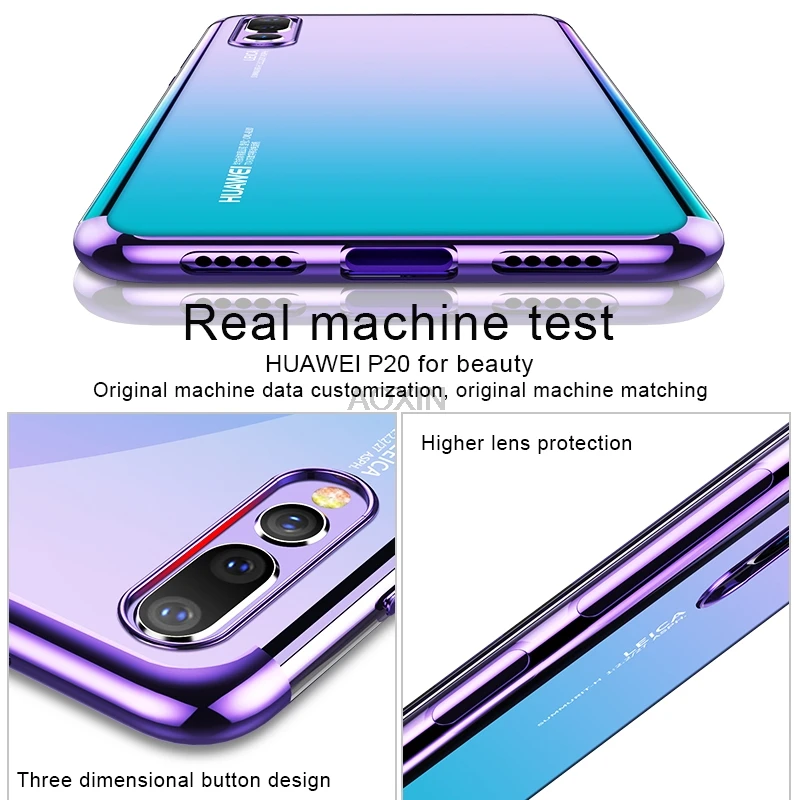 AOXIN покрытие чехол для телефона Huawei P30 P20 Mate10 20 30 Lite Pro чехлы задняя крышка мягкие