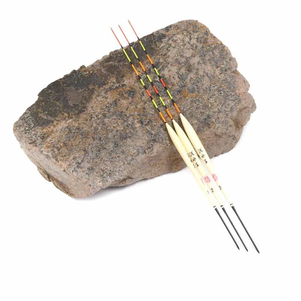 3 шт./лот Рыболовные Поплавки Деревянный Поплавок для ловли нахлыстом набор
