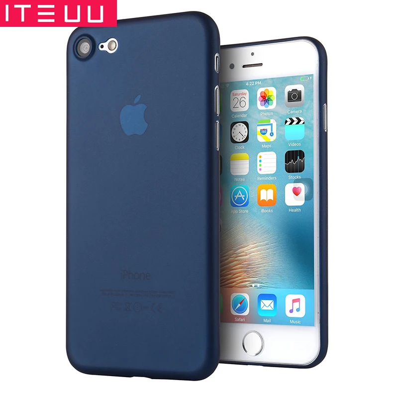 Ультратонкий матовый полипропиленовый чехол ITEUU 7 8 Plus для iphone мягкий гибкий