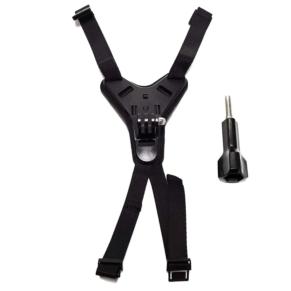 black chin mount JINSERTA шлем подбородка крепление расширение держатель для OSMO карман GoPro Hero 7/6/5 шлем SJCAM подбородка Стенд С телефонным кронштейном - Цвет: black chin mount