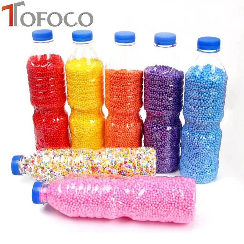TOFOCO 500 мл/бутылка DIY частицы снежной грязи клейкие Аксессуары шарики маленький