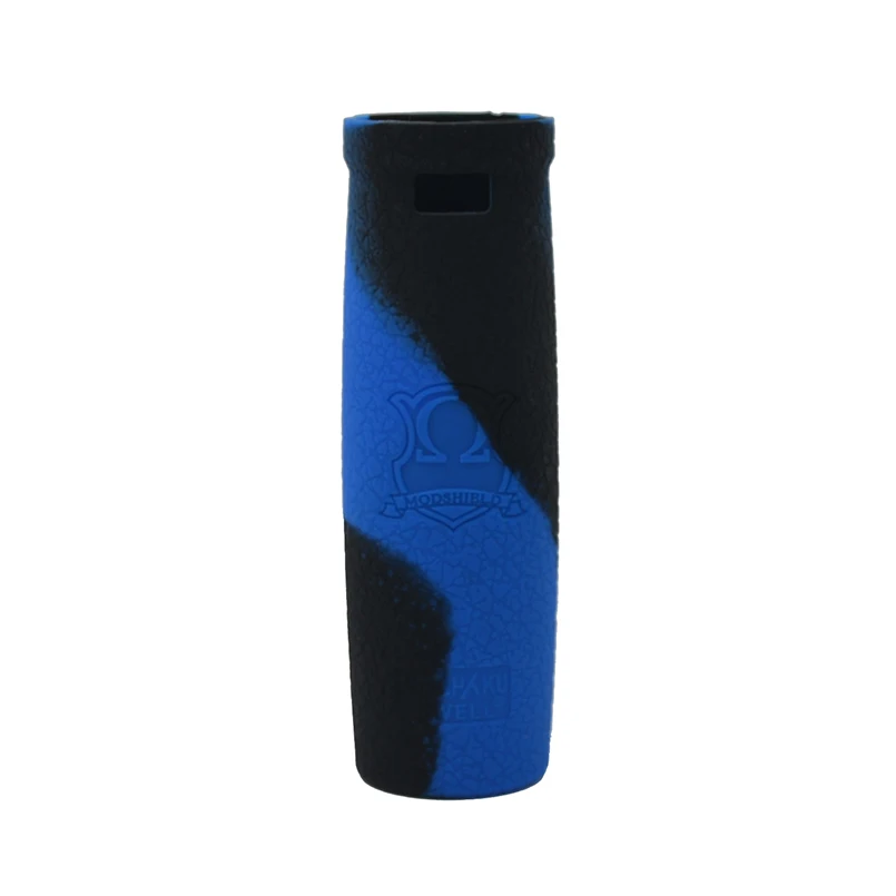 Новейшая ручка Uwell Nunchaku, силиконовый чехол-накладка и силиконовая оболочка, наклейка для Vape, Uwell Nunchaku, коробка, мод - Color: Black blue