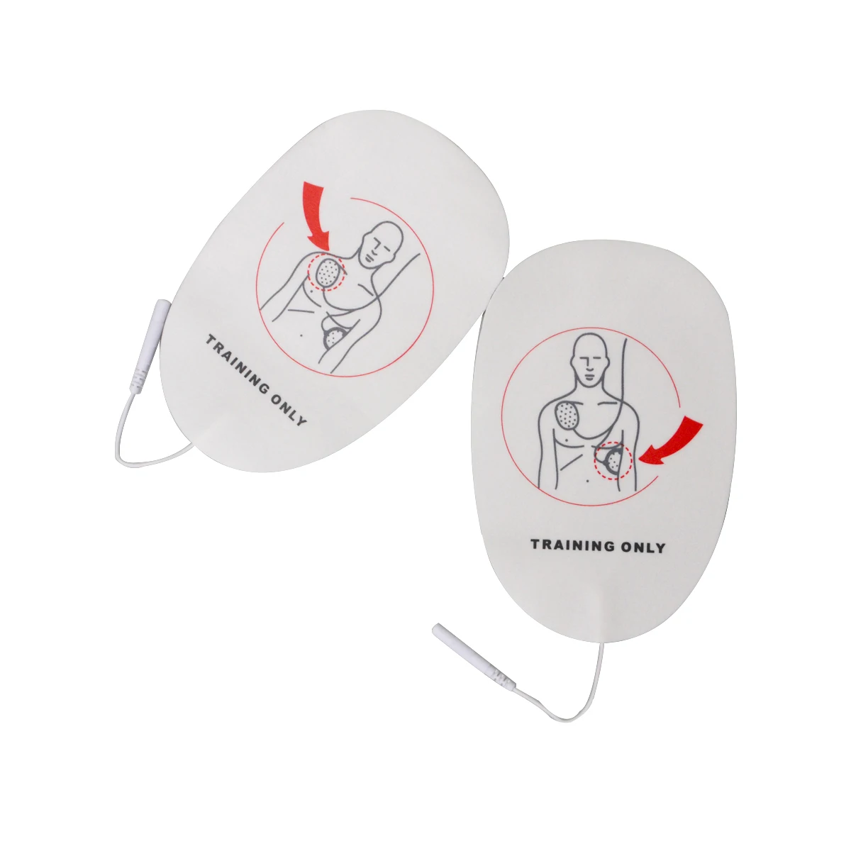 1 пара новый адгезионный электрод для тренировки взрослых AED проводящий пластырь