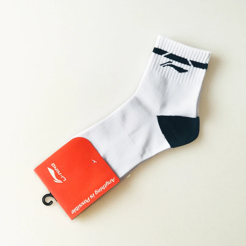 Li-Ning мужские носки городские спортивные низкие носки удобные мужские и женские спортивные носки Li Ning AWSM265
