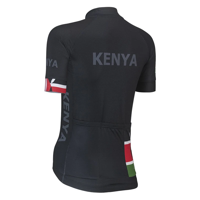 2020 Kenya New Black Cycling Jerseys Woman Customized Bike Road Mountain Race Короткие топы гоночная одежда летняя