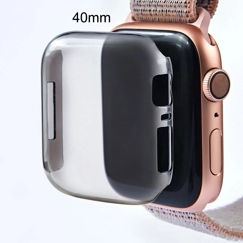 Чехол рамка из поликарбоната с водонепроницаемой защитной пленкой для Apple Watch Band