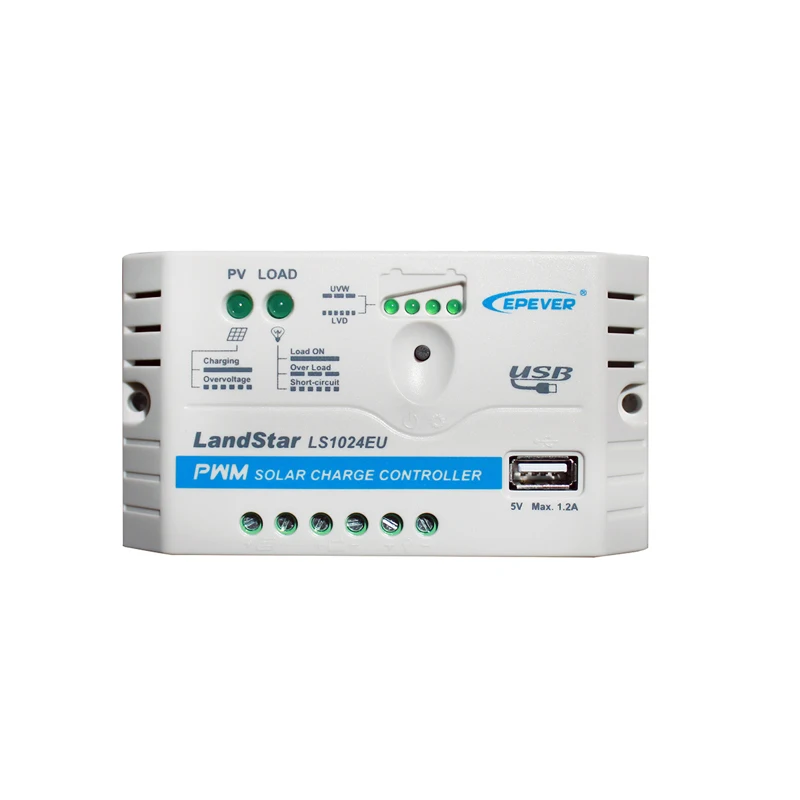 Регулятор заряда солнечной батареи 5 в USB 5A 10A 20A 30A LS0512EU LS1012EU LS1024EU LS2024EU EPEVER PWM LandStar |