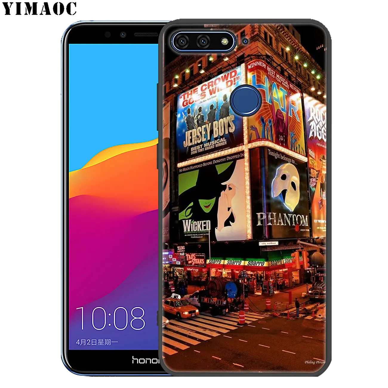 Мягкий силиконовый чехол YIMAOC для Huawei P20 Pro P10 P9 P8 Lite Mini 2017 P Smart Z 2019 цветы | Мобильные