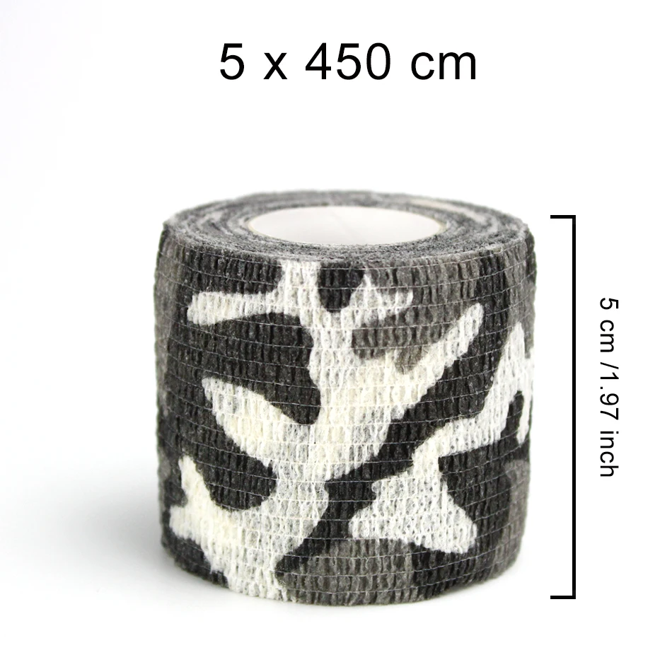 Camo Patter 2 REXCHI 5 см* 450 см самоклеющиеся эластичные бинты нетканый материал лента Защитное снаряжение колено локоть поддержка травма Pad - Цвет: Camo Patter 2