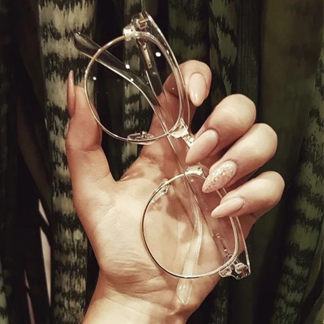 

2021 New Clear Glasses Women Classic Optics Eyeglasses Men Spectacle FrameTransparent Lens Optical Aviation Glass TOM