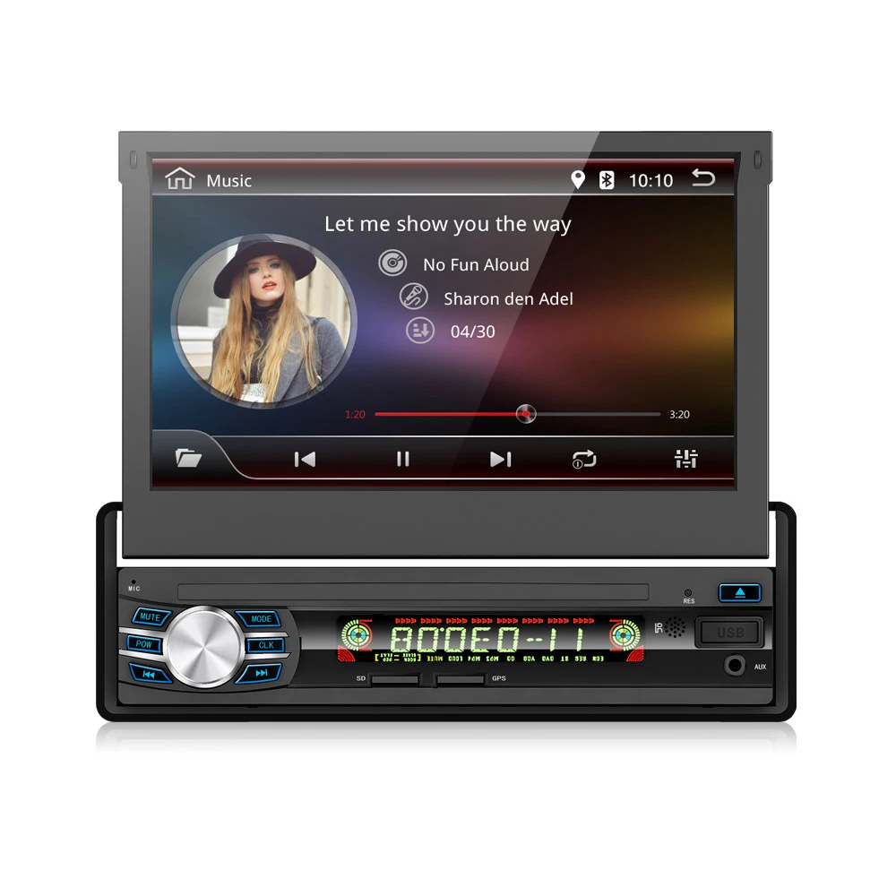 1 Din Android 6 0 Автомобильный gps навигационный плеер радио музыка Bluetooth Камера заднего