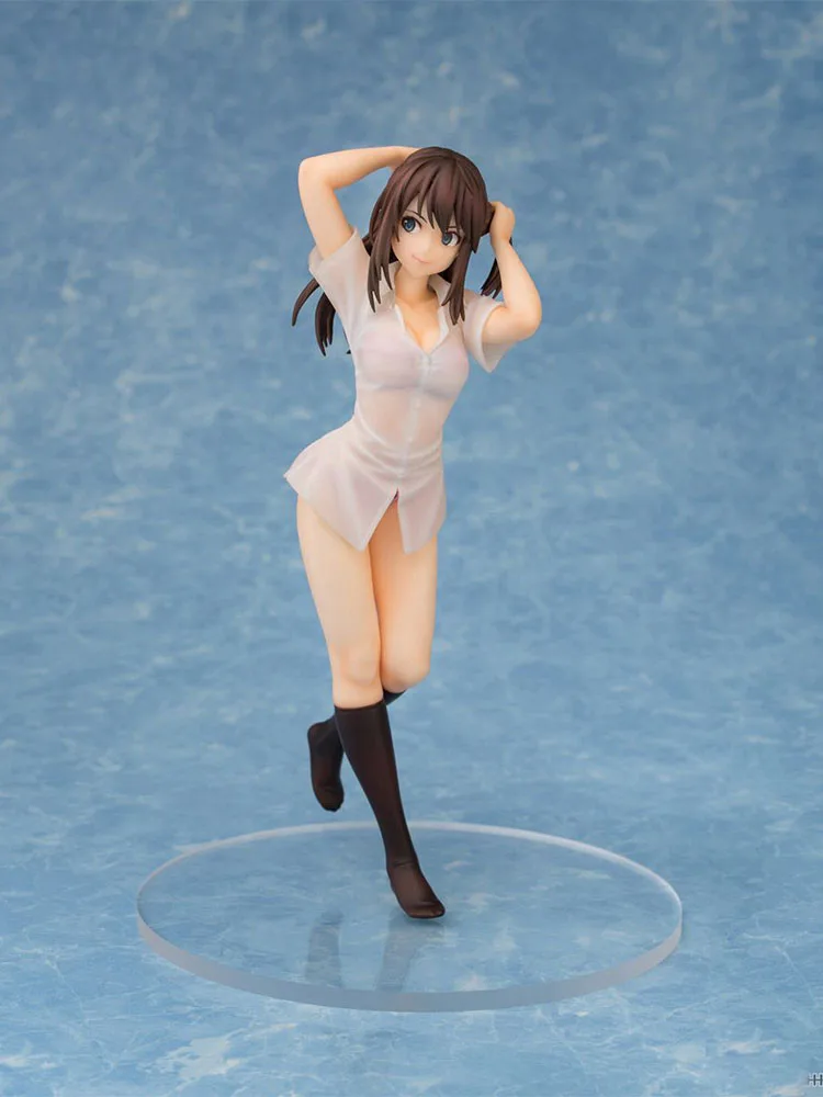 Аниме забавные Рыцари Seiren Hikari Tsuneki Button Shirt Ver. ПВХ фигурка 18 см Аниме Сексуальная девушка фигурка модель игрушки сексуальная фигура