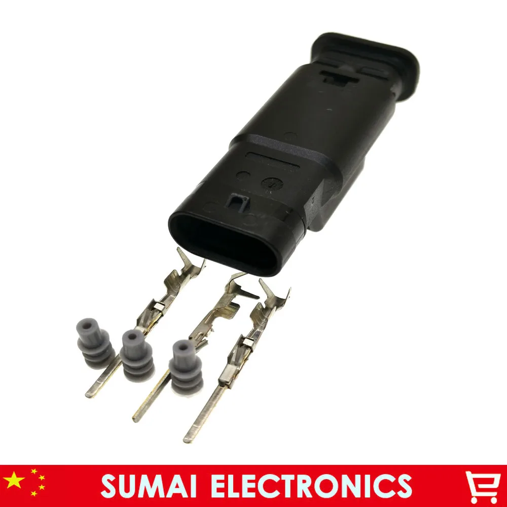 AMP/TE male 872-658-521 3-контактный радиолокационный датчик заднего хода/электрический
