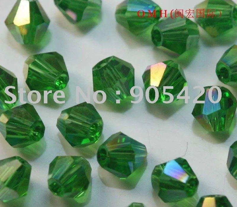 Китайские ювелирные аксессуары оптом OMH Бесплатная доставка! 400 шт Зеленые