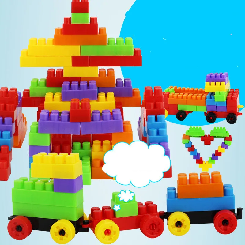 YARD 72/180/300 шт. Строительный блок дизайнерский конструктор развивающие игрушки