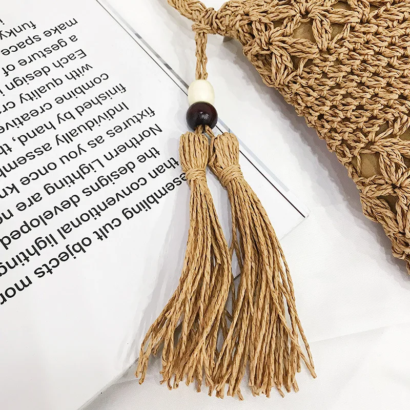 Прямая поставка женские сумки-мессенджеры богемная Соломенная пляжная сумка