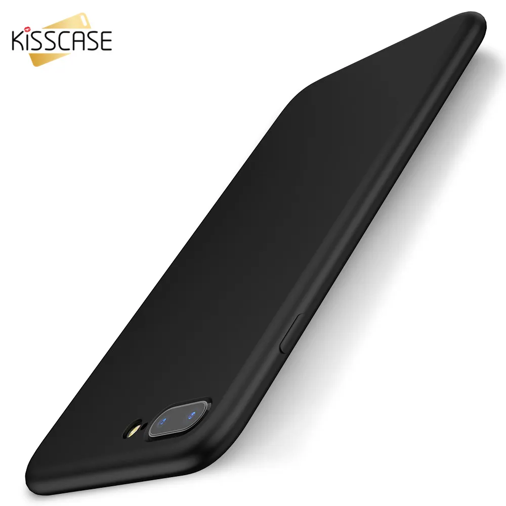 KISSCASE Luxury Matte Cases For iPhone 8 8Plus X 6 6s 7 Plus 5 5s SE Case Red Fundas Ultra Thin Soft Touch Back Cover |