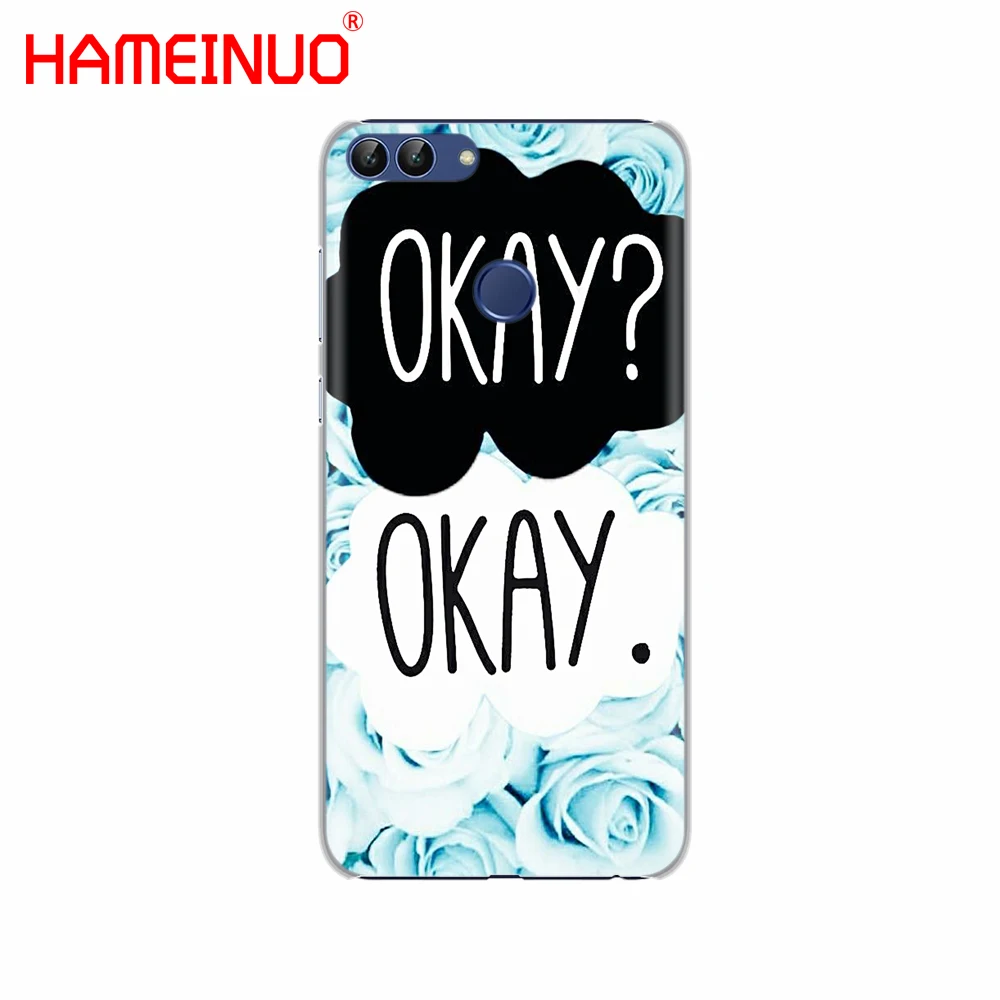 HAMEINUO чехол для телефона с надписью The Fault In Our Stars Huawei NOVA 2 2S 3e PLUS LITE p smart 2018 enjoy 7s mate 7 8 9