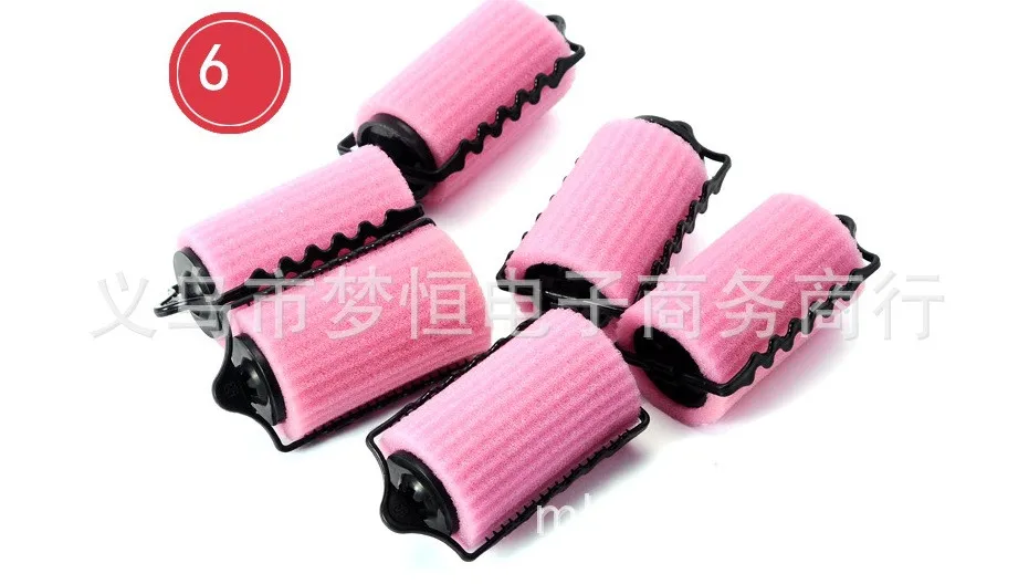 6 шт./партия изогнутая губка для волос артефакт не повредит волосы Мода Губка