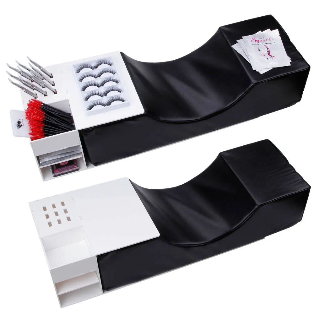 Профессиональная Подушка &quotресницы&quot полка мягкие прививленные ресницы