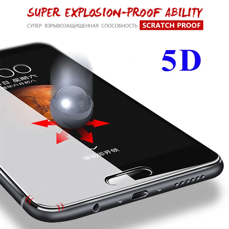 5D полное клеевое Закаленное стекло протектор для Huawei P20 Lite Pro обновленная 3D полная