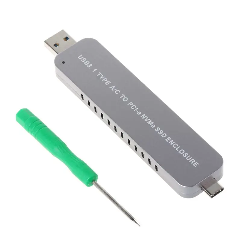 NVMe M.2 корпус SSD на USB 3 1 Type C и A адаптер конвертер для PCI e (ключ M) SSD|Компьютерные