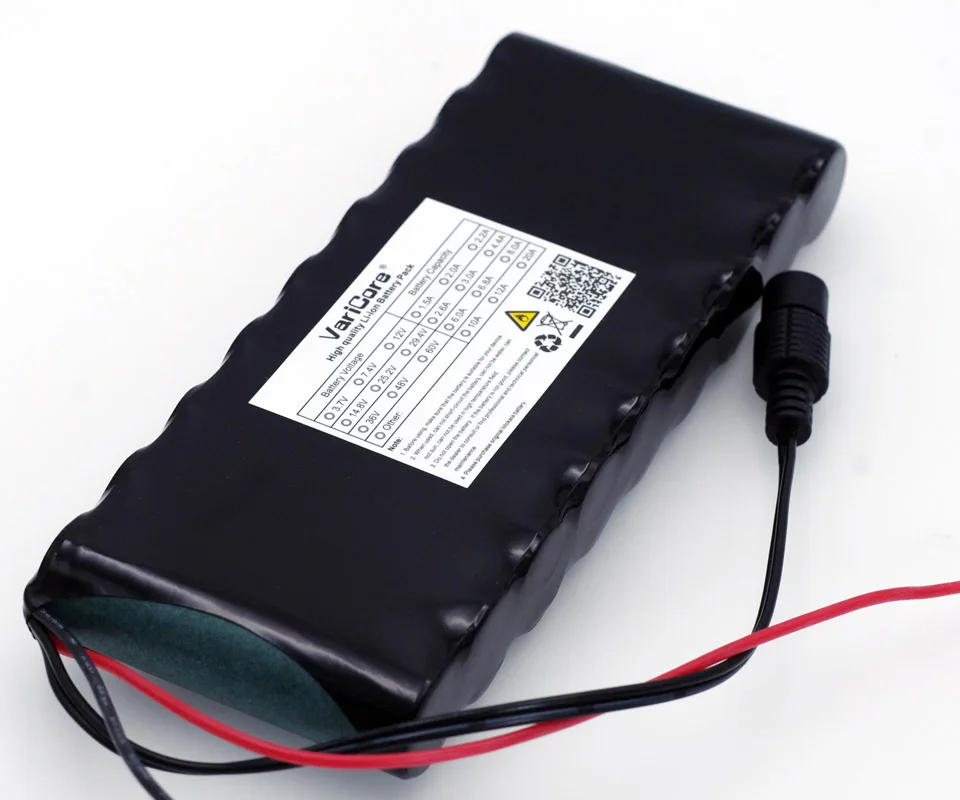 VariCore 12 В 9800 Ач 18650 мАч 5 перезаряжаемая батарея Защитная плата CCTV монитор