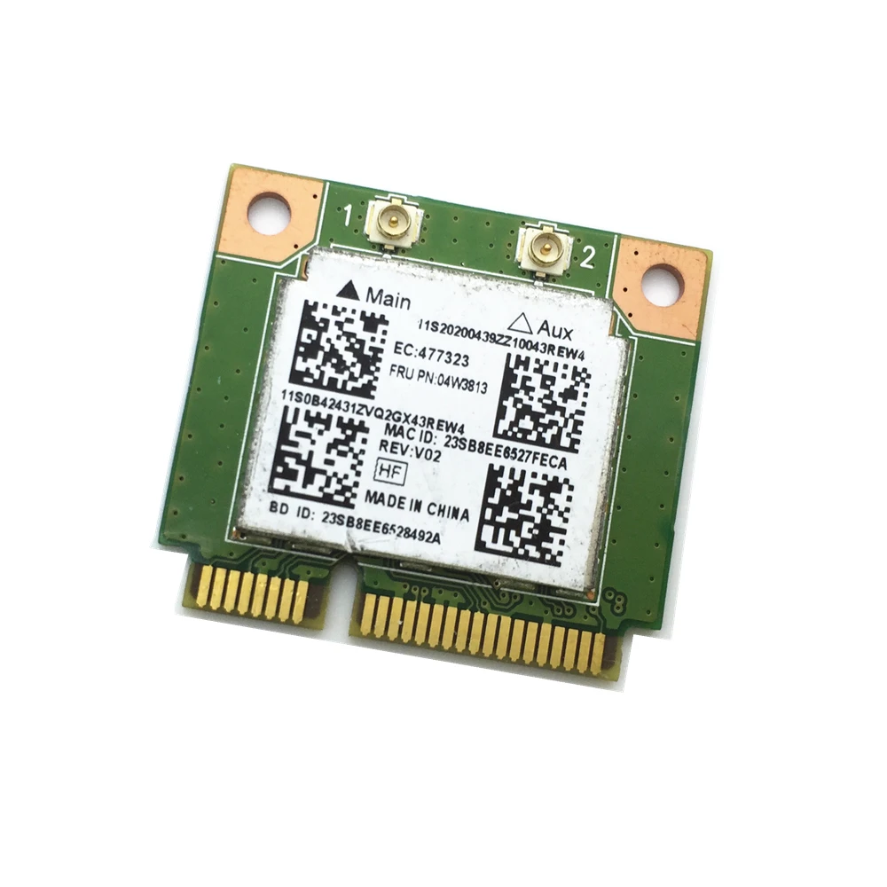 Для Realtek RTL8723BE 802.11bgn + BT4.0 беспроводная карта для Lenovo Thinkpad E540 S440 S540 FRU 04W3813 |