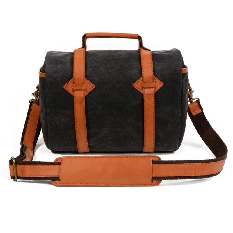 Винтаж парусиновая сумка для фотоаппарата мессенджер микро DSLR