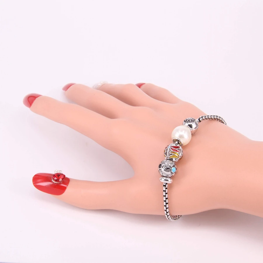 Hemiston TS жемчужный яркий бисер-стрекоза браслет Karma Rebel Heart Jewelry для женщин BK413 |