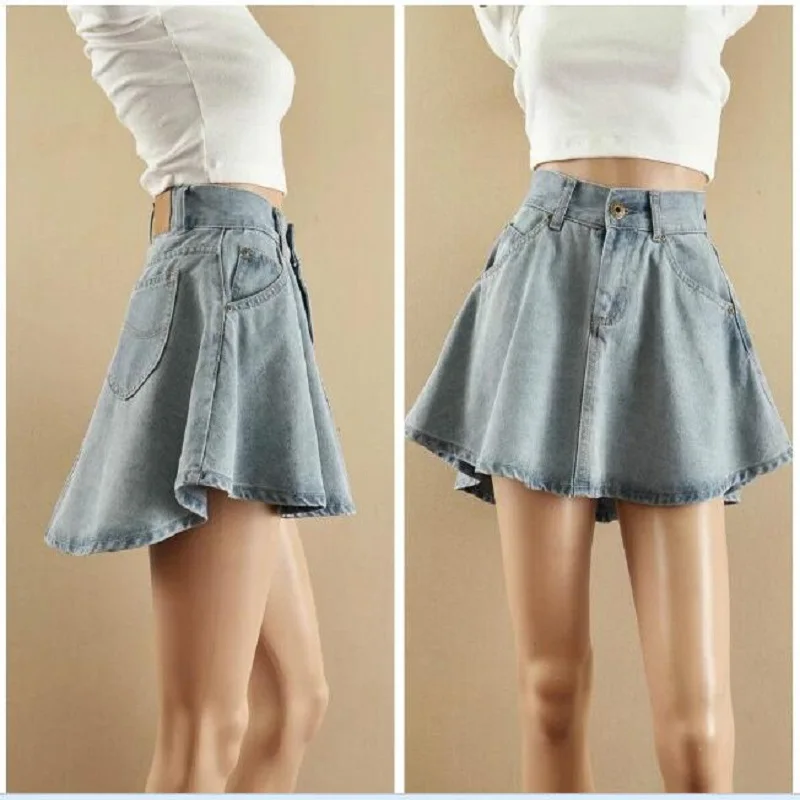 2018 Бесплатная доставка Новое поступление модные Джинсовые юбки Для женщин S