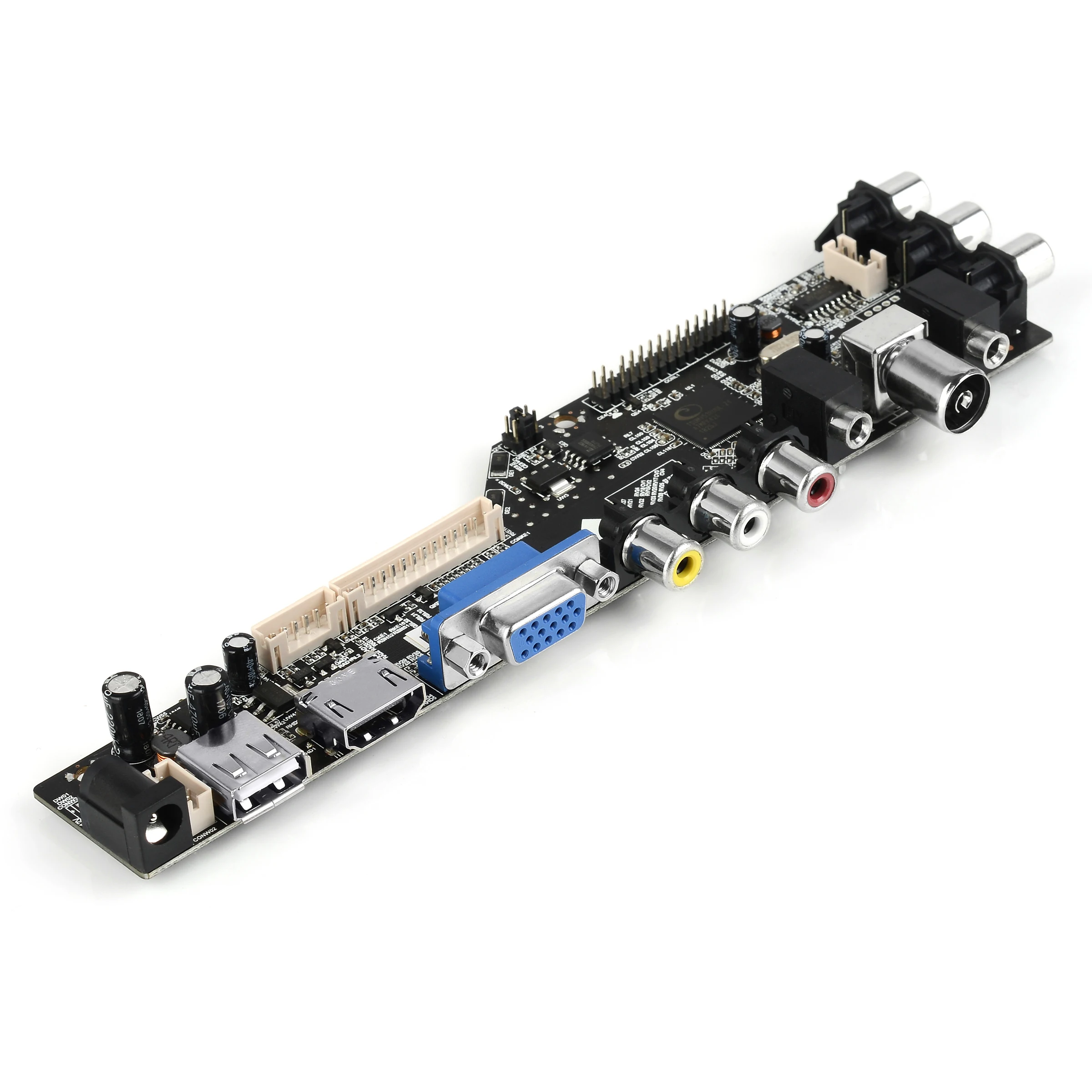 DD3663LUA. A82 15-32 дюймов цифровой DVB-T/C/T2 Универсальный ТВ lcd плата управления ТВ/VGA/AV/HDMI/USB для lvds 1/2ch 6/8 бит LVDSpanel