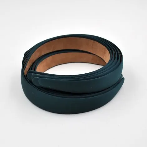 dark green 12 шт./партия атласные головные ободки повязки 30 мм Широкие ободки самодельные аксессуары для волос Queenbaby - Цвет: dark green