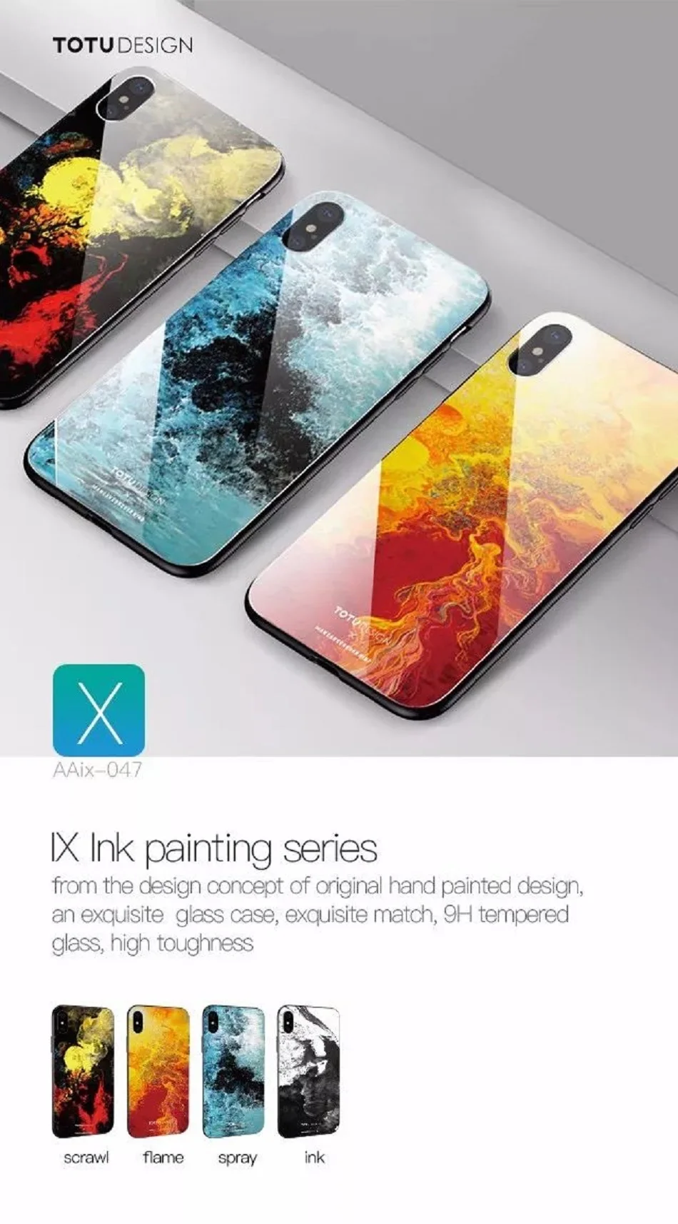 TOTU стеклянный чехол для телефона s для iPhone X 10 чехол из закаленного стекла задняя крышка Жесткий PC Coque для iPhone 8 7 Plus чехол Роскошный Fundas shell